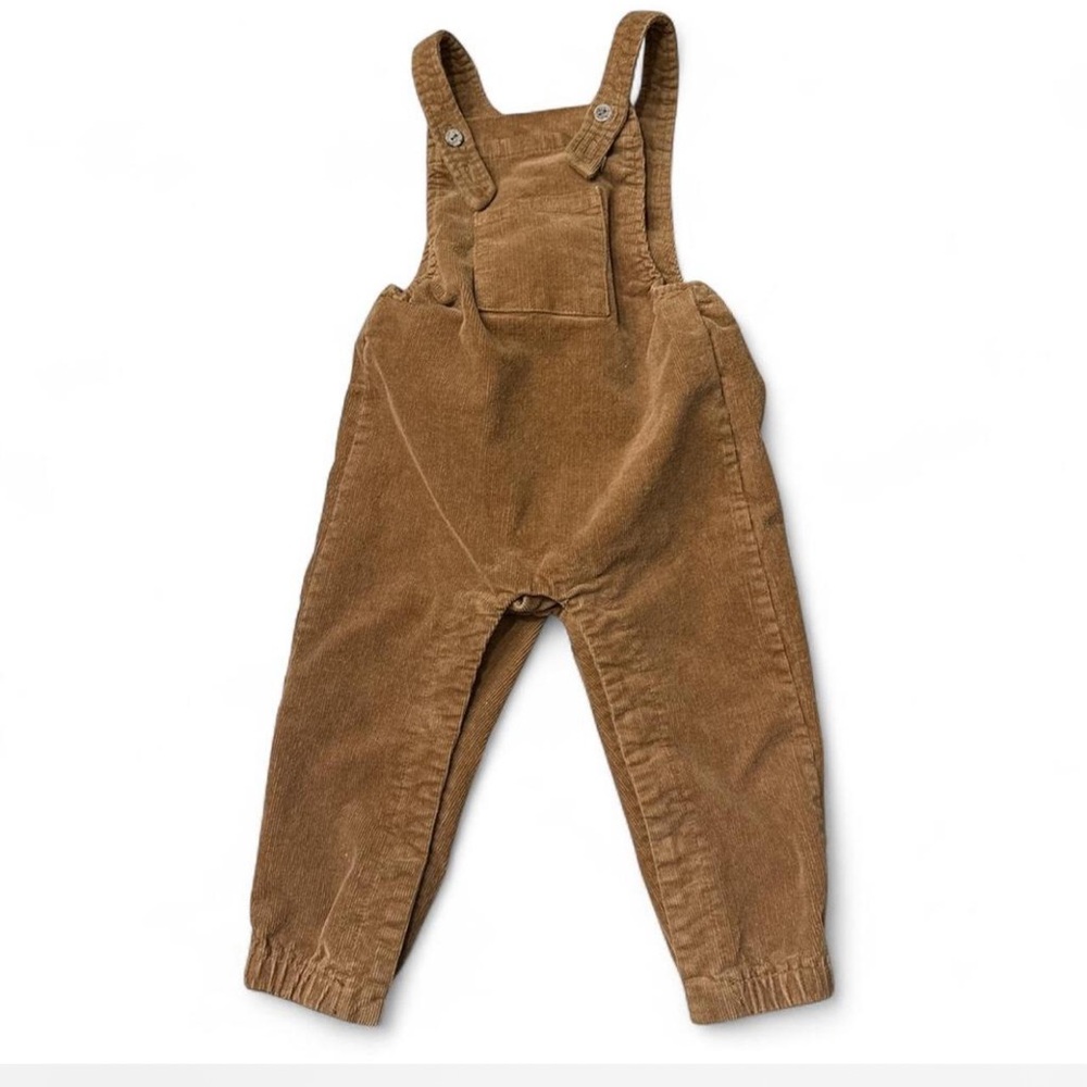 Quincy Mae Brown Corduroy overalls